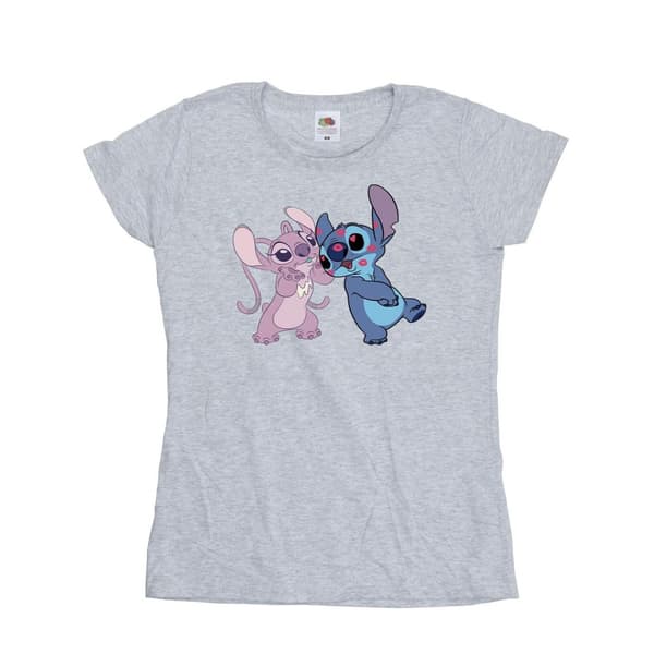 Disney Dam/Tjej Lilo & Stitch Kisses T-shirt i bomull