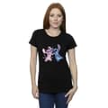 Miniatyrbild 2 av 3: Disney Dam/Tjej Lilo & Stitch Kisses T-shirt i bomull