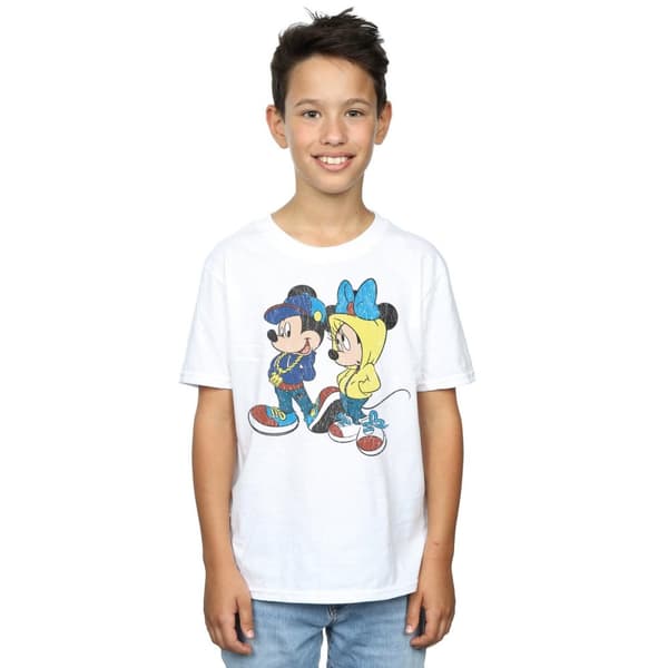Disney Boys Mickey And Minnie Mouse Pose T-Shirt