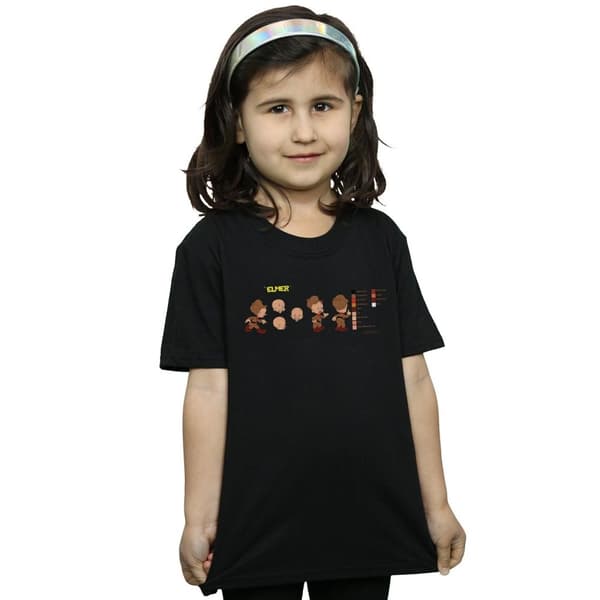 Looney Tunes Elmer Fudd färgkod bomulls t-shirt för flickor