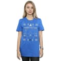 Miniatyrbillede 2 af 3: Harry Potter Womens/Ladies Christmas Pattern Cotton Boyfriend T-Shirt