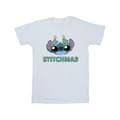 Miniatyrbillede 1 af 4: Disney Girls Lilo & Stitch Stitchmas Glasses Cotton T-Shirt