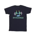 Miniatyrbillede 1 af 4: Disney Girls Lilo & Stitch Stitchmas Glasses Cotton T-Shirt