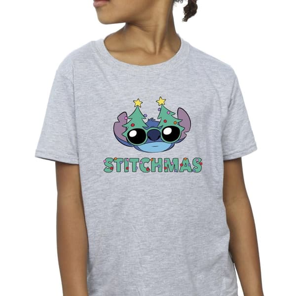 Disney Lilo & Stitch Stitchmas-glasögon - bomulls-T-shirt för flickor