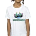 Miniatyrbillede 3 af 4: Disney Girls Lilo & Stitch Stitchmas Glasses Cotton T-Shirt