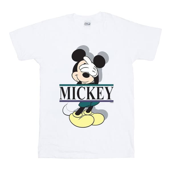 Disney Boys Mickey Mouse Letters T-Shirt White 5-6 Years