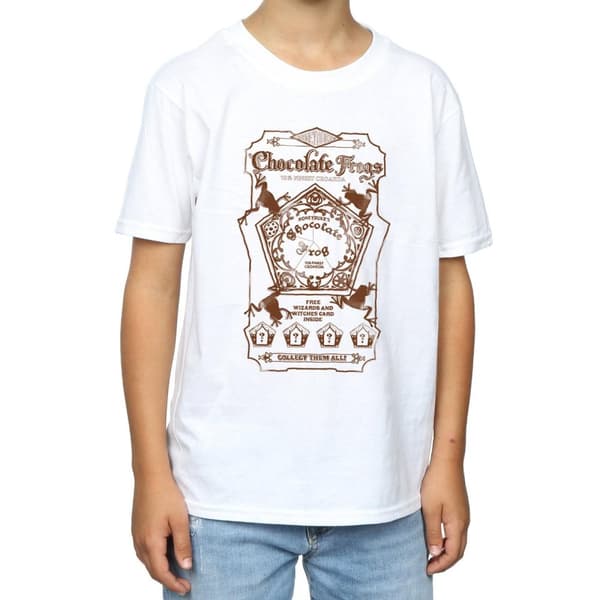 Harry Potter Pojkar Chocolate Frogs Mono Label T-shirt