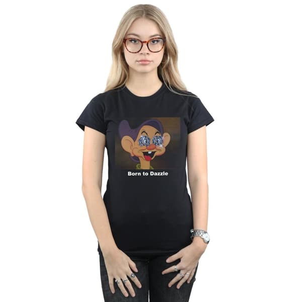 Disney Dam/Tjej Dopey Born To Dazzle - T-shirt i bomull