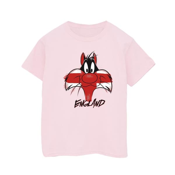 Looney Tunes Boys Sylvester England Face T-Shirt