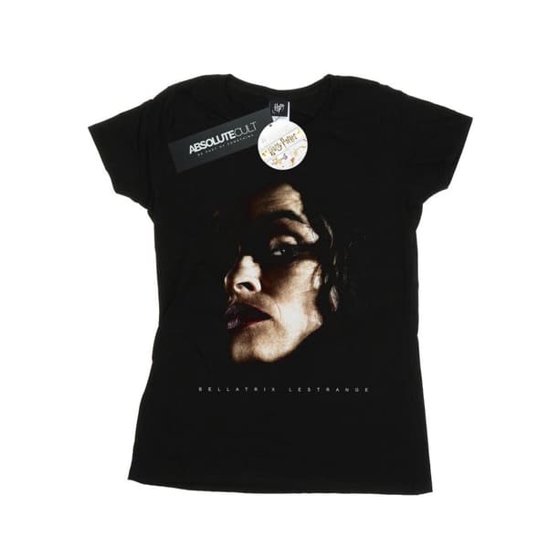 Harry Potter Womens/Ladies Bellatrix Lestrange Portrait Cotton T-Shirt Black XL