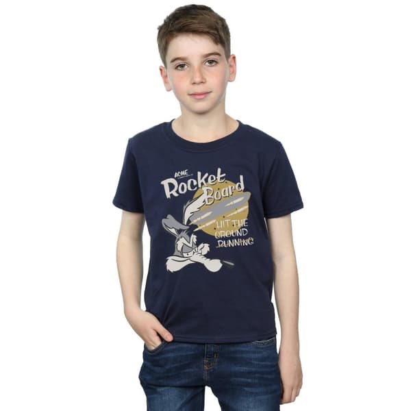 Looney Tunes Wile E Coyote Rocket Board T-shirt för pojkar