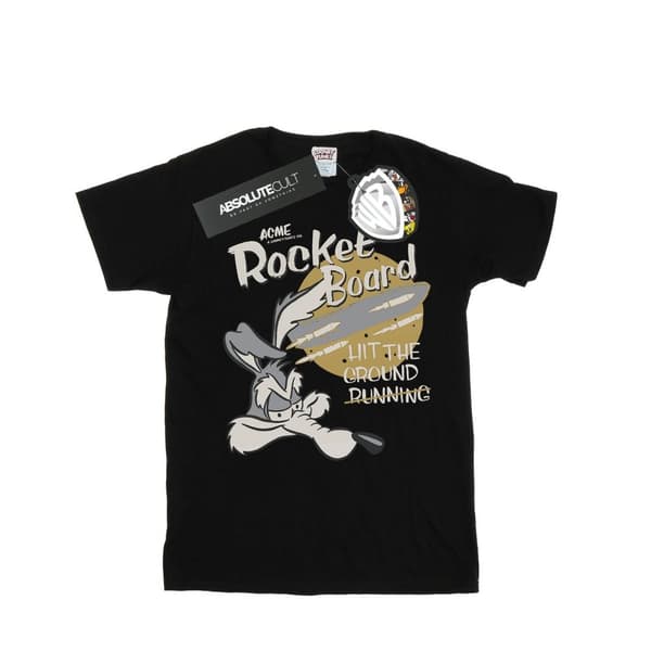 Looney Tunes Wile E Coyote Rocket Board T-shirt för pojkar
