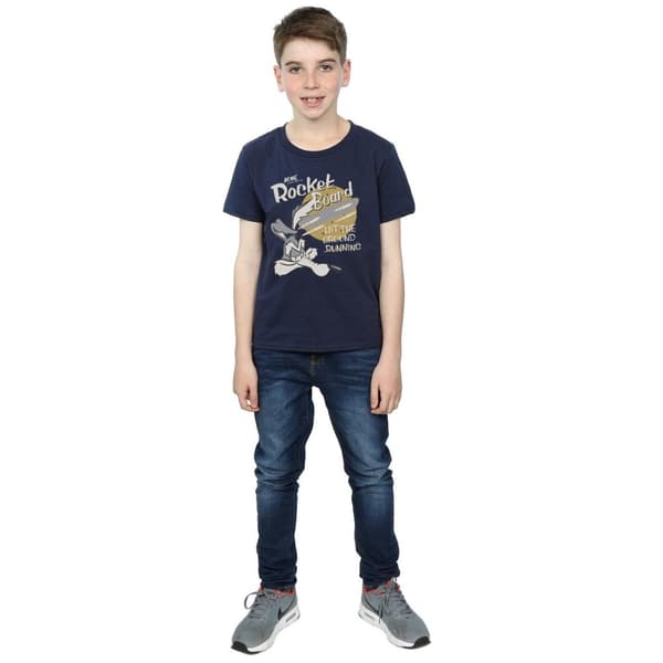 Looney Tunes Wile E Coyote Rocket Board T-shirt för pojkar