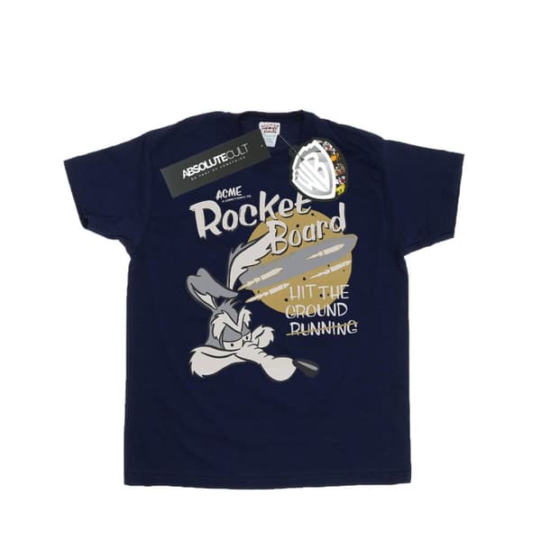 Looney Tunes Wile E Coyote Rocket Board T-shirt för pojkar