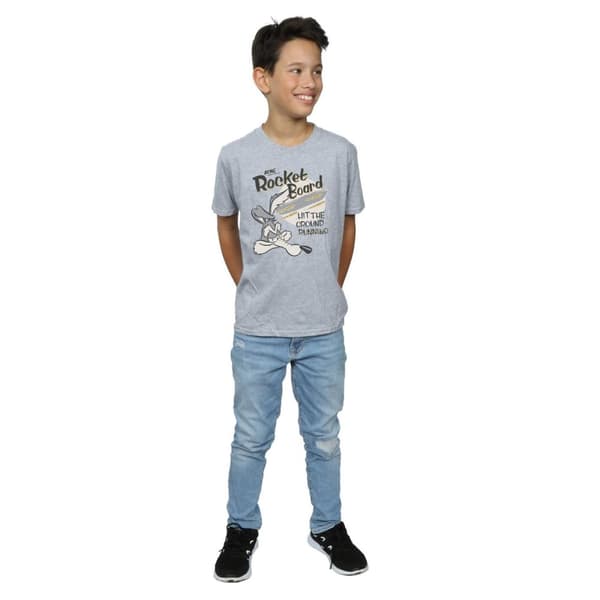 Looney Tunes Wile E Coyote Rocket Board T-shirt för pojkar