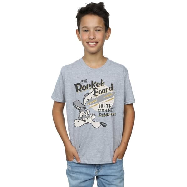 Looney Tunes Wile E Coyote Rocket Board T-shirt för pojkar
