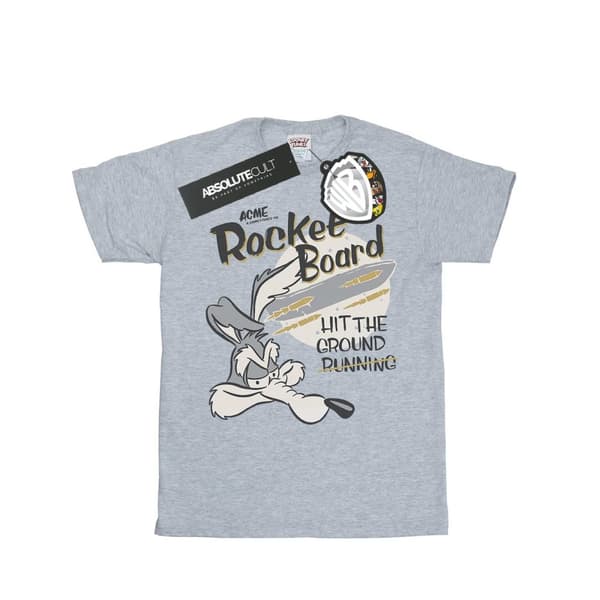 Looney Tunes Wile E Coyote Rocket Board T-shirt för pojkar