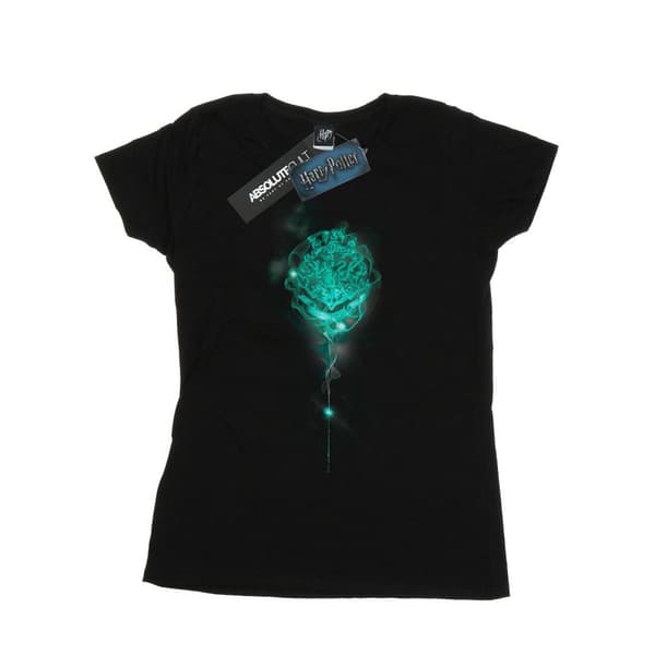 Harry Potter Womens/Ladies Hogwarts Crest Mist Cotton T-Shirt
