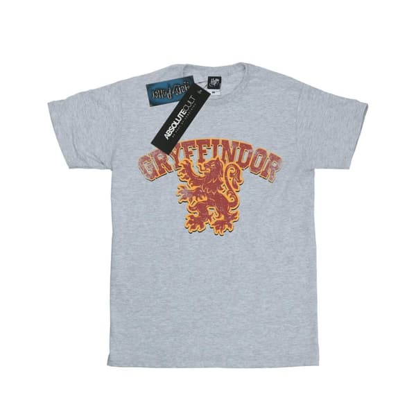 Harry Potter Girls Gryffindor Sport Emblem Cotton T-Shirt