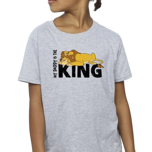 Disney Lejonkungen Daddy Is King T-shirt i bomull för flickor