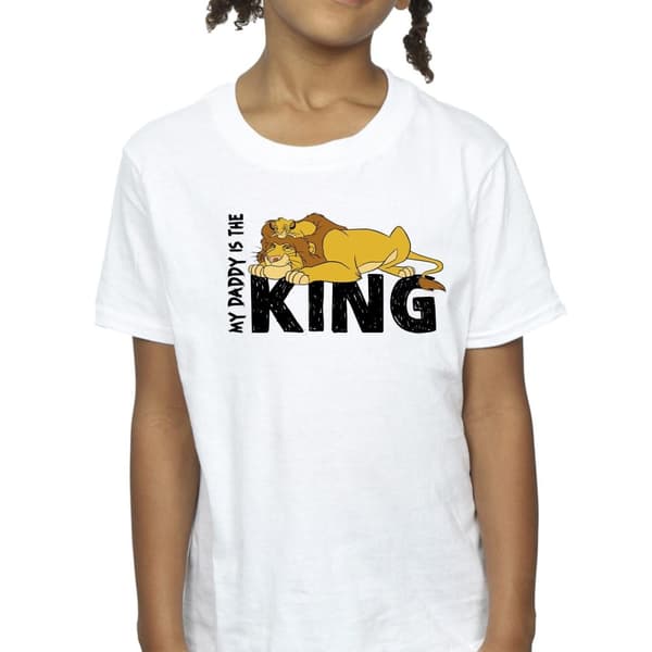 Disney Lejonkungen Daddy Is King T-shirt i bomull för flickor