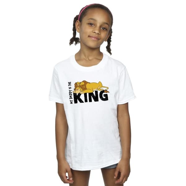 Disney Lejonkungen Daddy Is King T-shirt i bomull för flickor