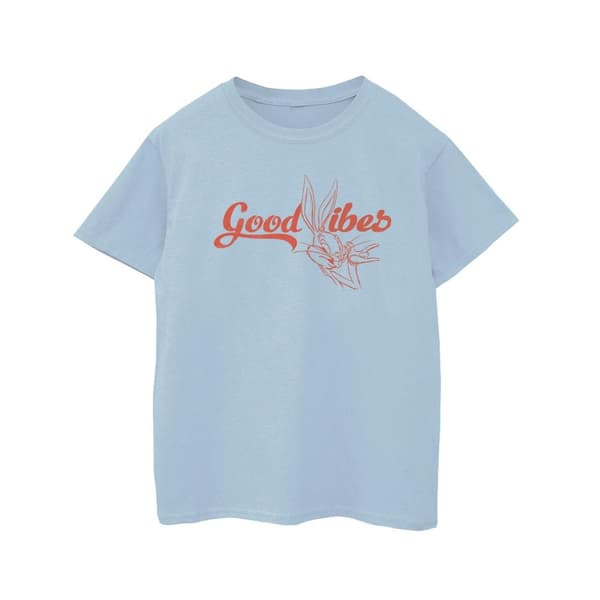 Looney Tunes T-shirt i bomull för flickor Bugs Bunny Good Vibes