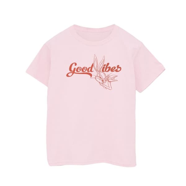 Looney Tunes T-shirt i bomull för flickor Bugs Bunny Good Vibes