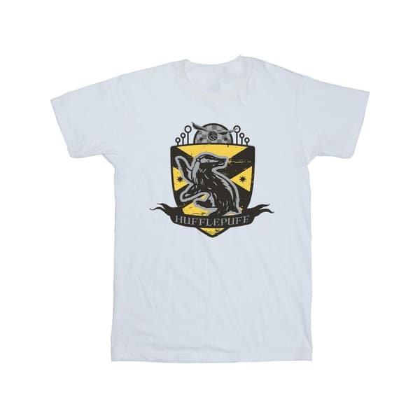 Harry Potter T-shirt med Hufflepuff-märke på bröstet för herrar