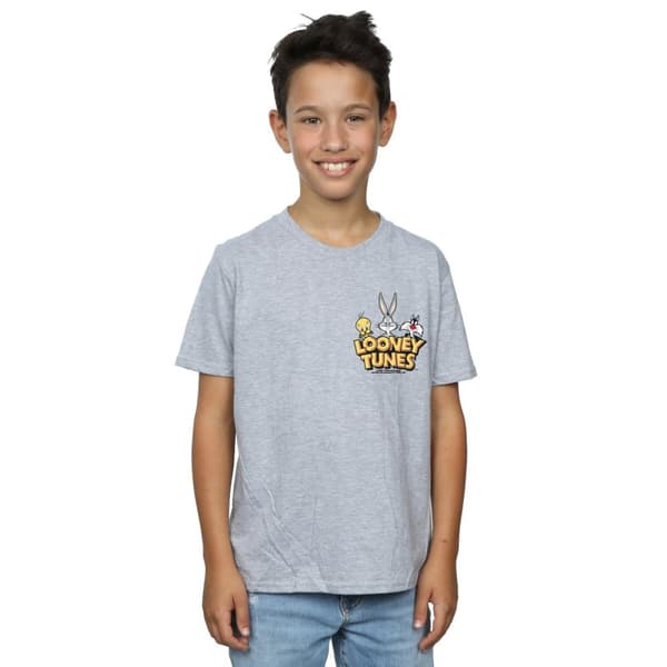 Looney Tunes Boys Group Faux Pocket T-Shirt