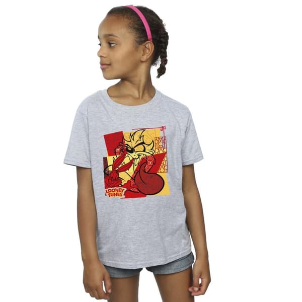 Looney Tunes Girls Taz Bugs Rabbit New Year Cotton T-Shirt