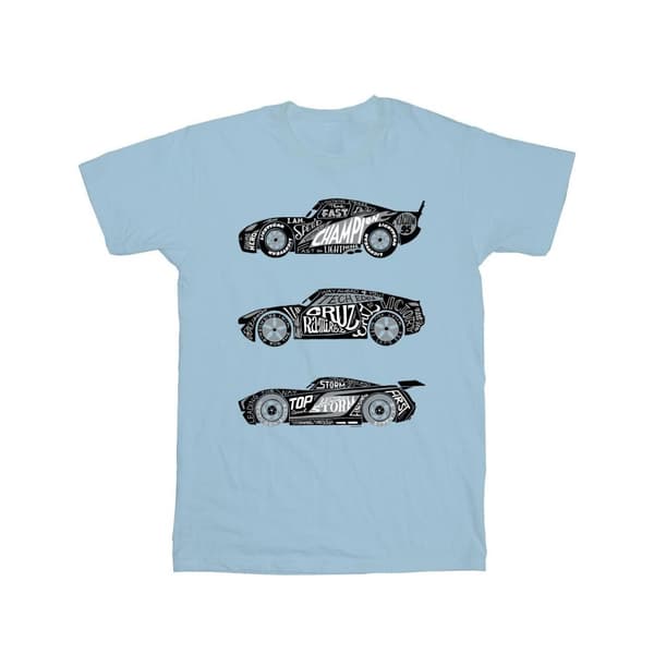 Disney Boys Cars Text Racers T-Shirt