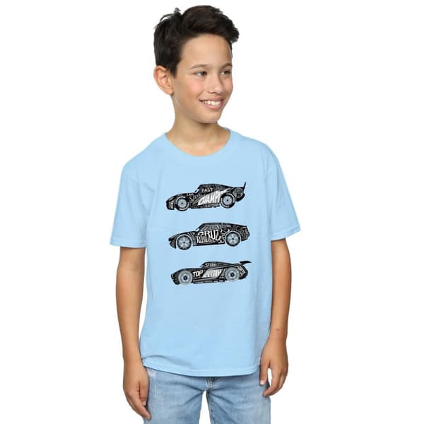Disney Boys Cars Text Racers T-Shirt