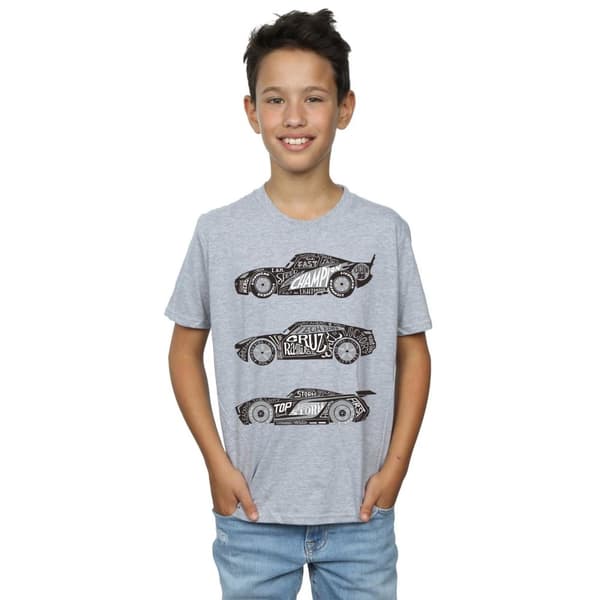 Disney Boys Cars Text Racers T-Shirt
