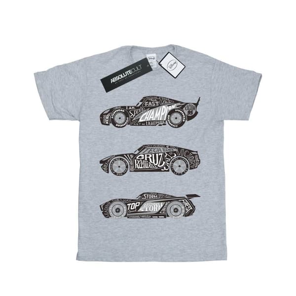 Disney Boys Cars Text Racers T-Shirt