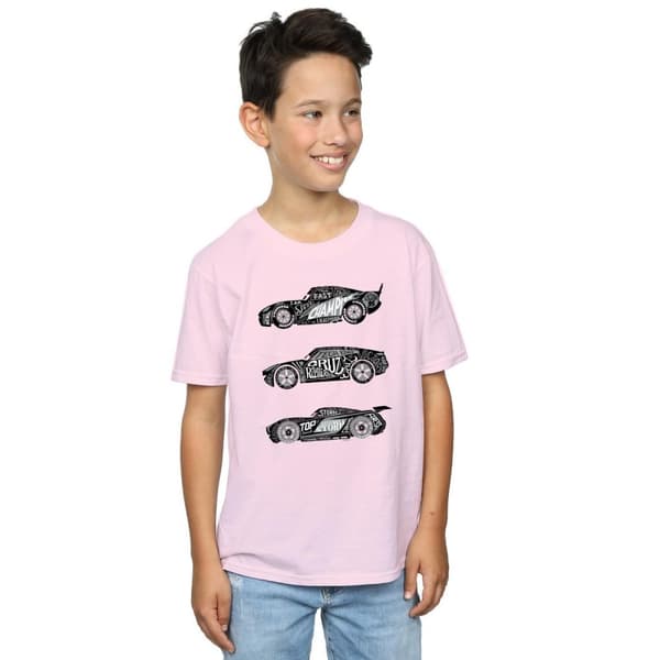 Disney Boys Cars Text Racers T-Shirt