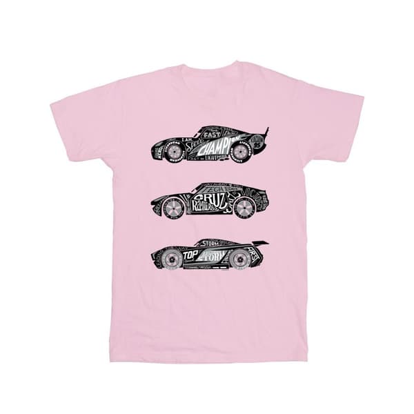 Disney Boys Cars Text Racers T-Shirt
