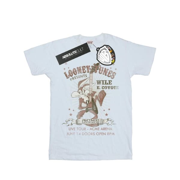 Looney Tunes Girls Wile E Coyote Guitar Cotton T-Shirt