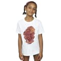 Miniatyrbild 2 av 3: Harry Potter Gryffindor Sketch Crest T-shirt i bomull för flickor