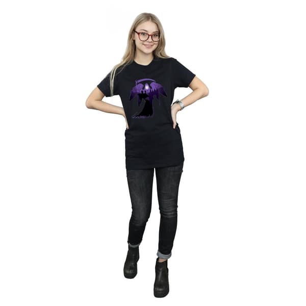 Harry Potter Womens/Ladies Graveyard Silhouette Cotton Boyfriend T-Shirt