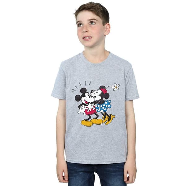 Disney Pojkar Musse Pigg Musse och Mimmi Kiss T-shirt