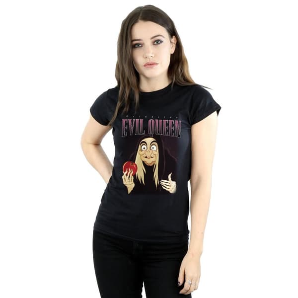 Disney Womens/Ladies Snow White Evil Queen Montage Cotton T-Shirt
