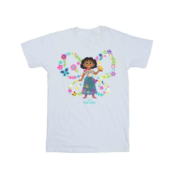 Disney Encanto Mirabel - T-shirt i bomull med fjäril för flickor