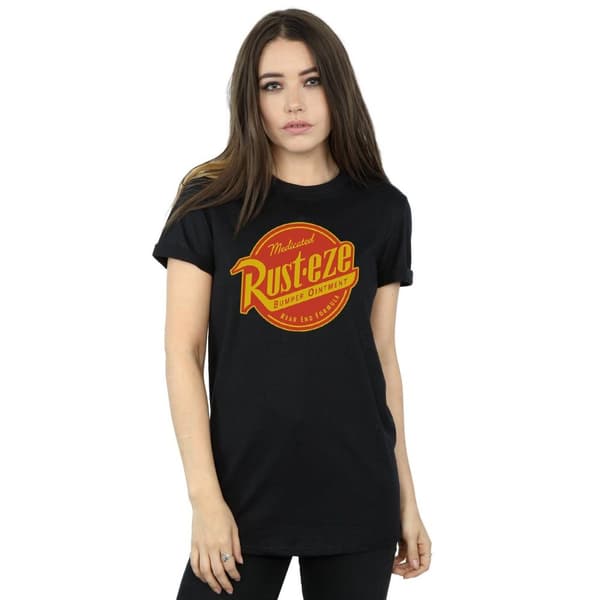 Disney Womens/Ladies Cars Rust-Eze Logo Cotton Boyfriend T-Shirt