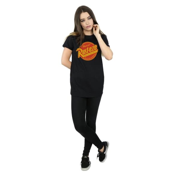 Disney Womens/Ladies Cars Rust-Eze Logo Cotton Boyfriend T-Shirt