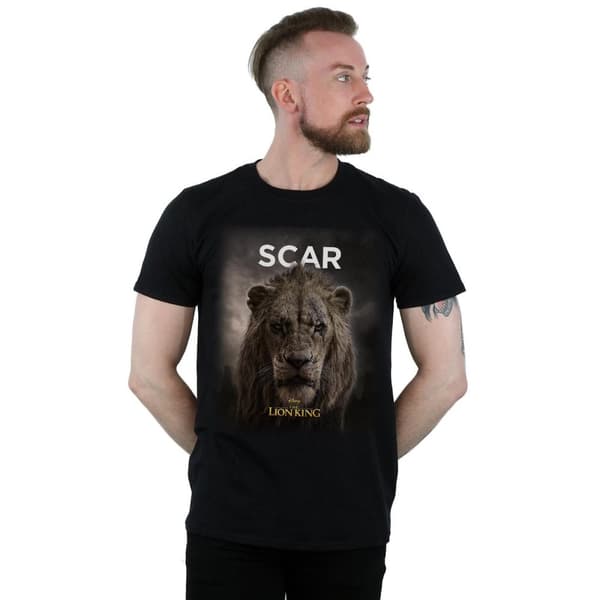 Disney Mens The Lion King Movie Scar Poster T-shirt