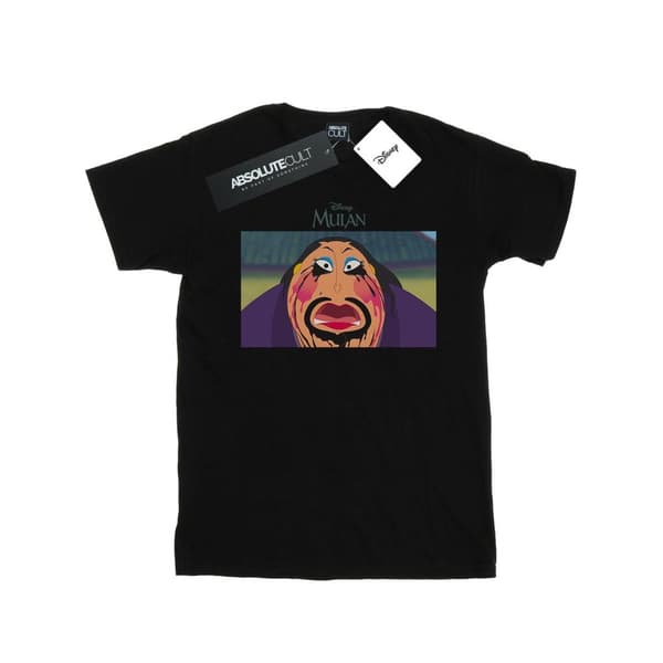 Disney T-shirt i bomull med Mulan och äktenskapsmäklaren Black 9-11 Years