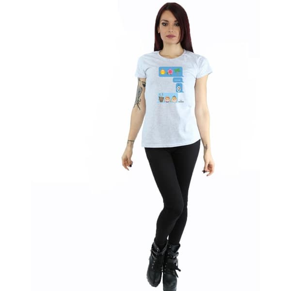Disney Womens/Ladies Frozen I Love Heat Cotton T-Shirt