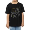 Miniatyrbillede 3 af 5: Harry Potter Girls Unicorn Line Art Cotton T-Shirt