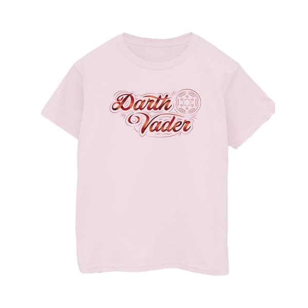 Star Wars Mens Obi-Wan Kenobi Darth Vader Ribbon Font T-Shirt